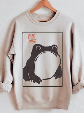 Unimpressed Frog Sweatshirt