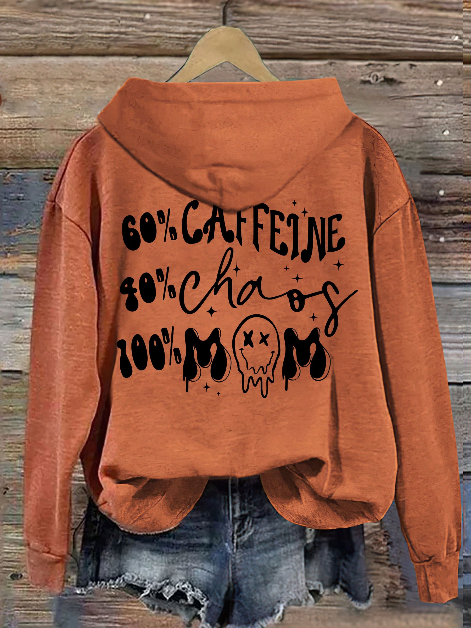 Caffeine And Chaos Mom Life Hoodie