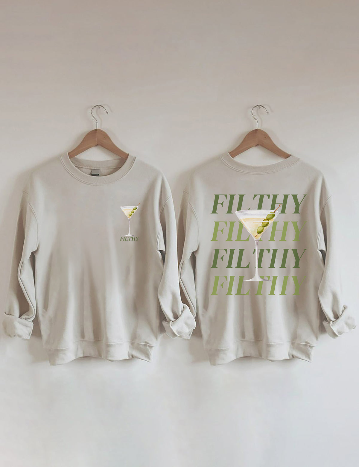 Filthy Martini Aesthetic Sweatshirt