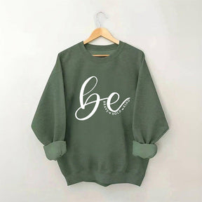 Kindness Letter Print Sweatshirt