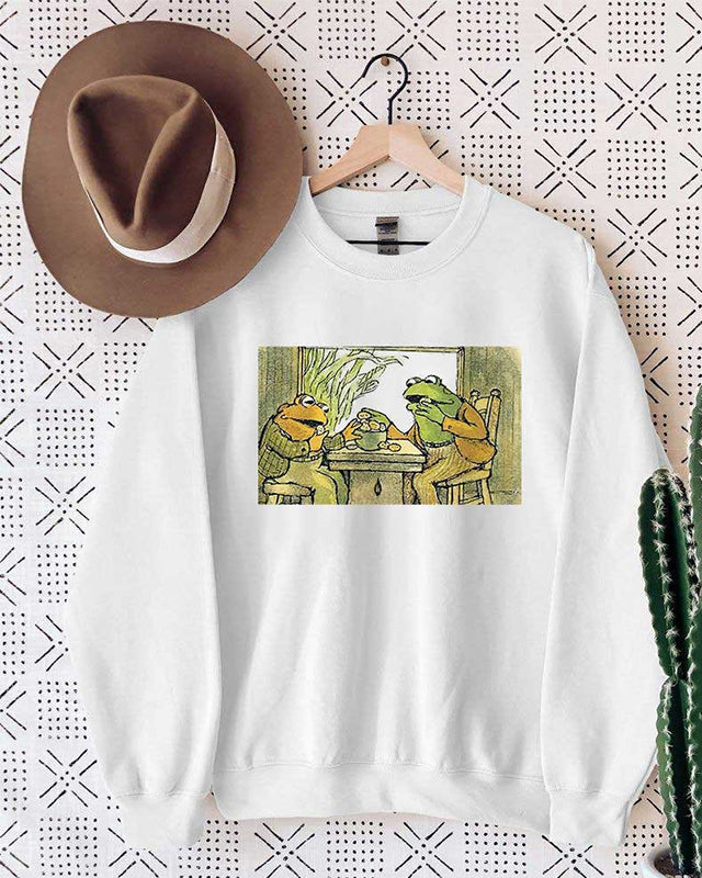 Frog Agus Toad An bhfuil Cara Sweatshirt Ócáideach