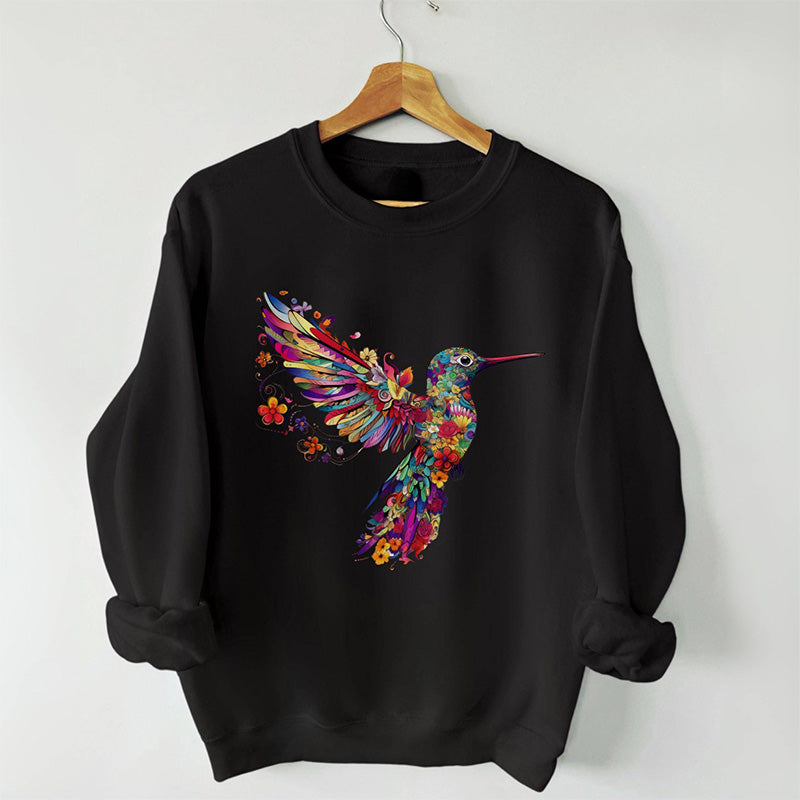 Bird Lover Hummingbird Sweatshirt