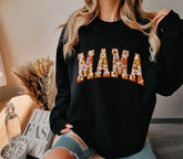 Cute Floral Mama Sweatshirt