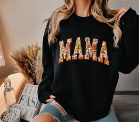 Cute Floral Mama Sweatshirt