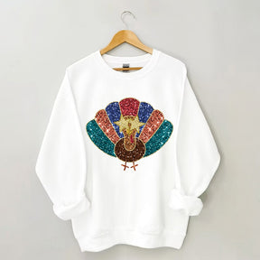 Thanksgiving Turkey Vintage Fall Sweatshirt