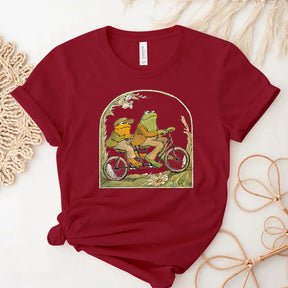 Frog And Toad Riding Bike T-shirt