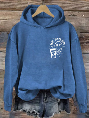 Caffeine And Chaos Mom Life Hoodie