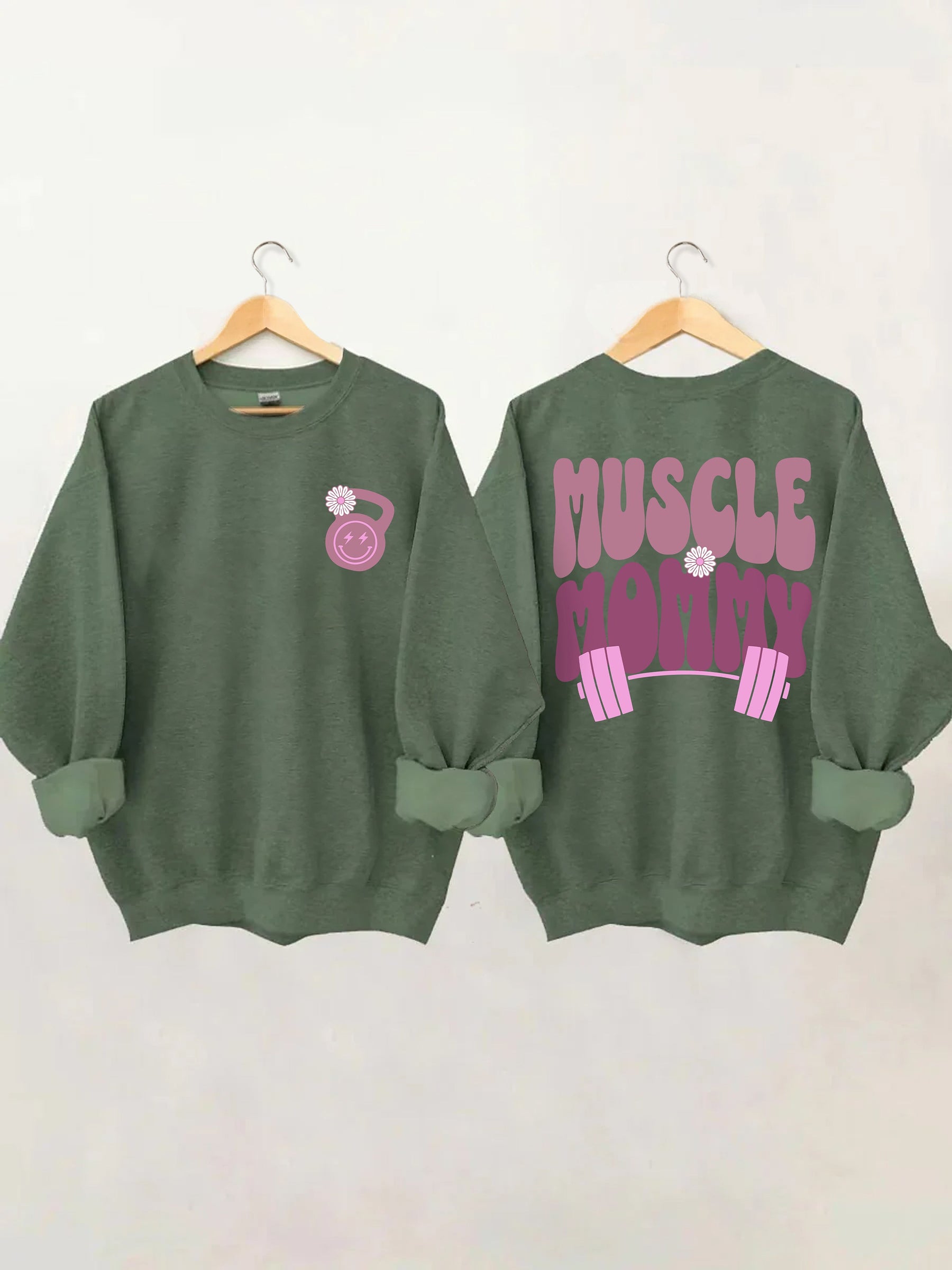 Muscle Mommy Pump Cover Sweatshirt