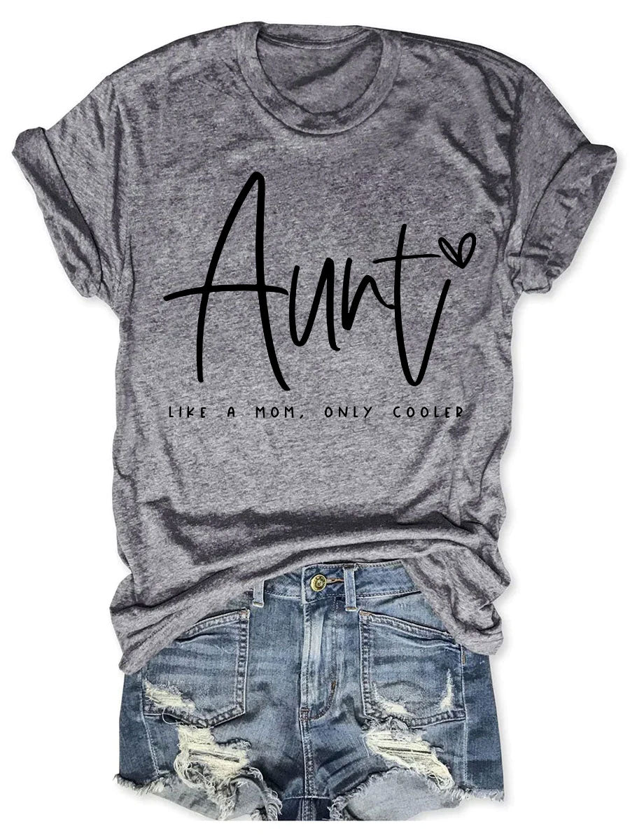 Auntie Like A Mom Only Cooled T-shirt