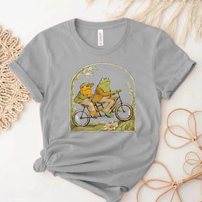 Frog And Toad Riding Bike T-shirt