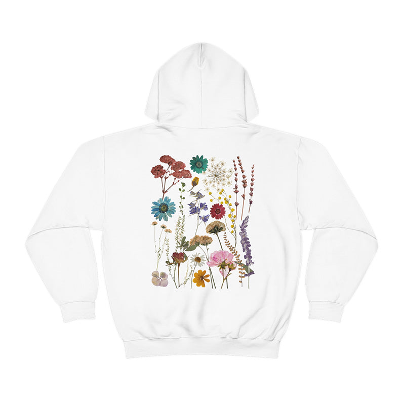 Vintage Pressed Pressed Flowers Hoodie