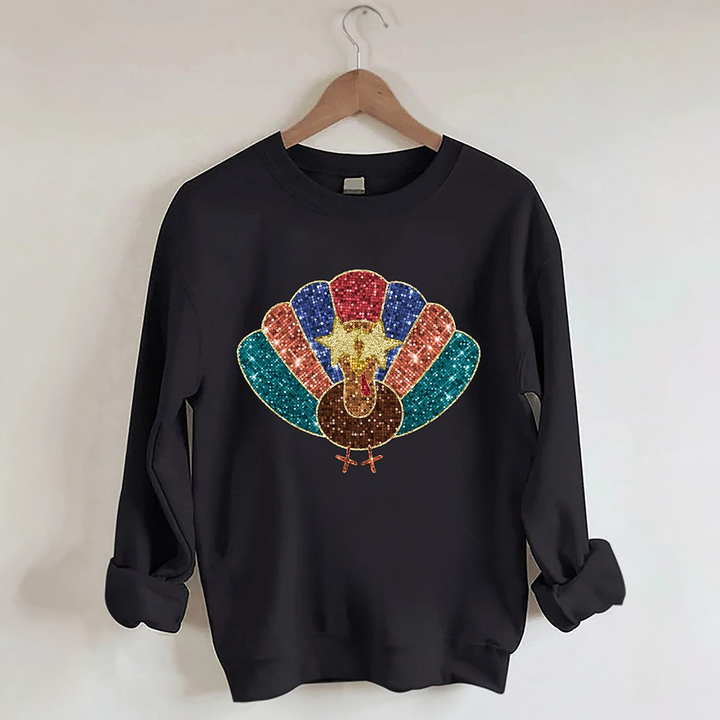 Thanksgiving Turkey Vintage Fall Sweatshirt