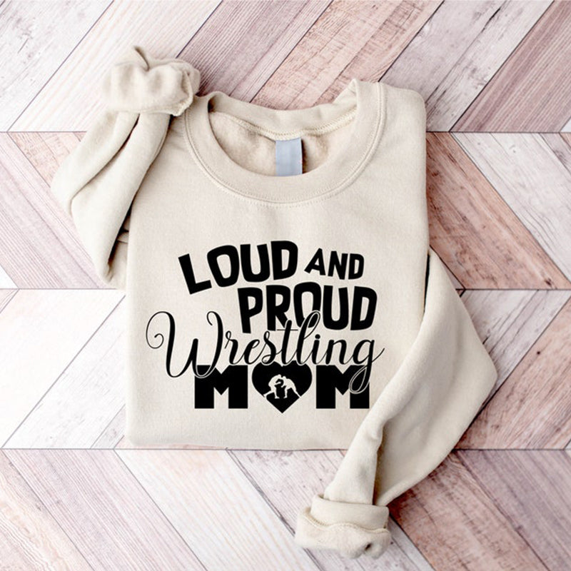 Mother's Day Letter Print Sweatshirt