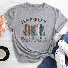 Pemberley Book Society Round Neck T-shirt