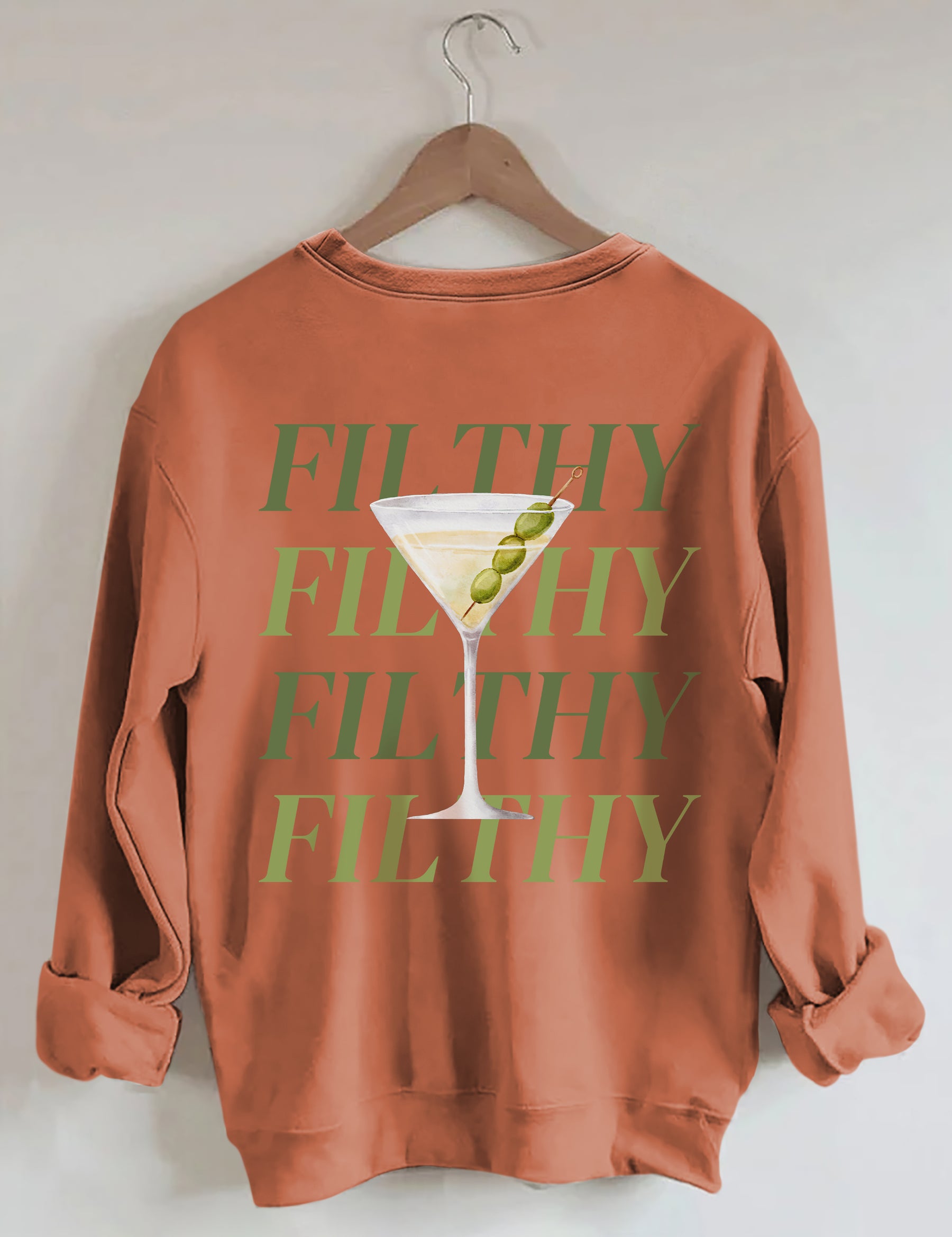 Filthy Martini Aesthetic Sweatshirt