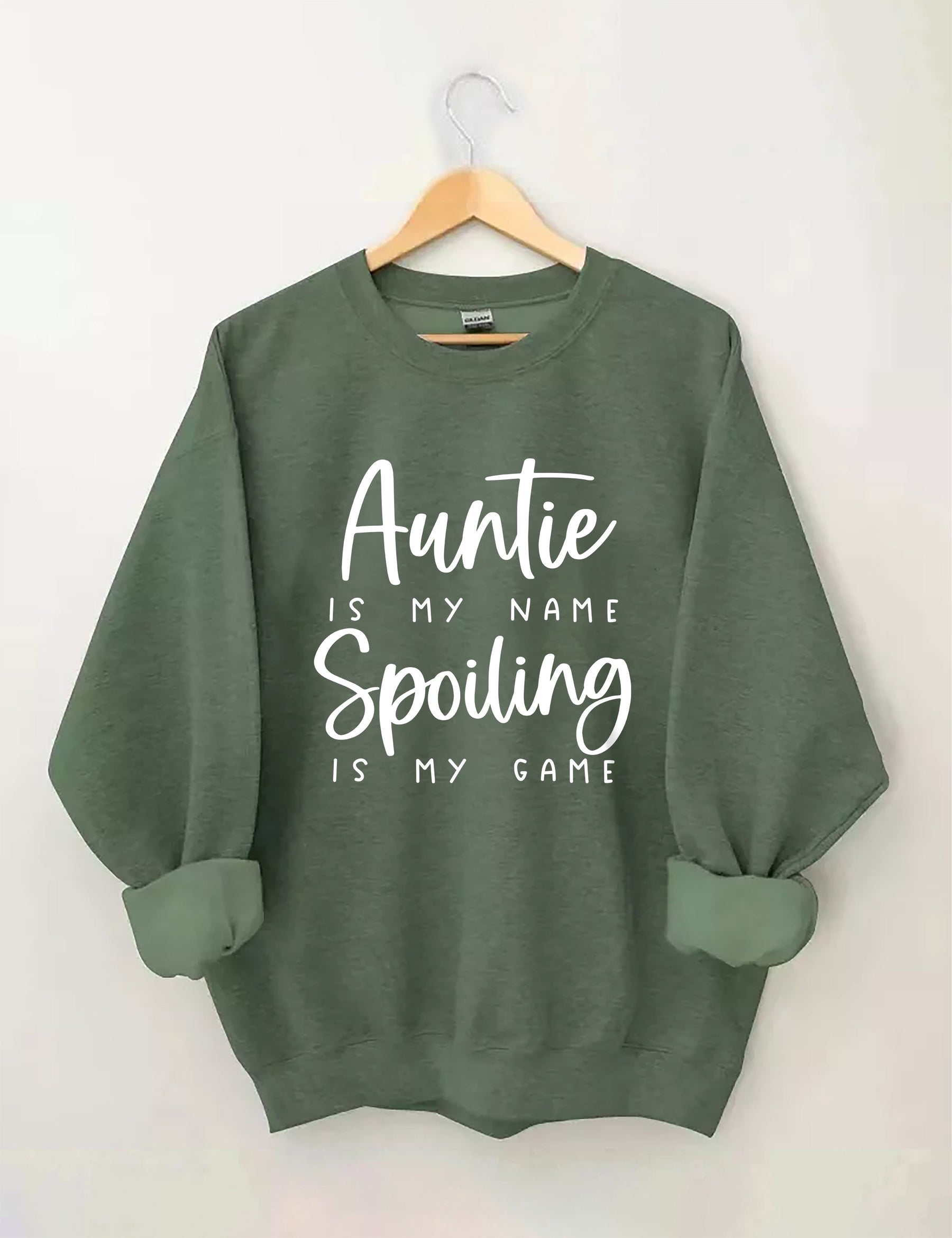 Auntie Is My Name Spoiling Is My Game Sweatshirt