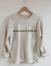 Teures und schwieriges Sweatshirt 