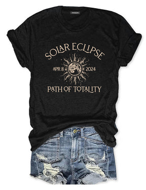 Solar Eclipse 2024 Path Of Totality T-shirt