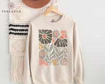 Boho Flower Sweatshirt