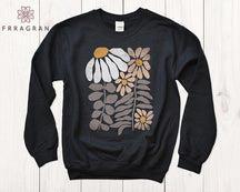 Boho Wildflower Print Sweatshirt