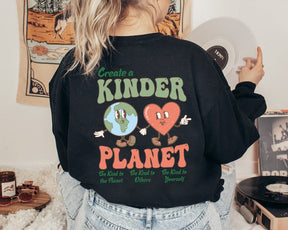 Create A Kinder Planet Aesthetic Sweatshirt