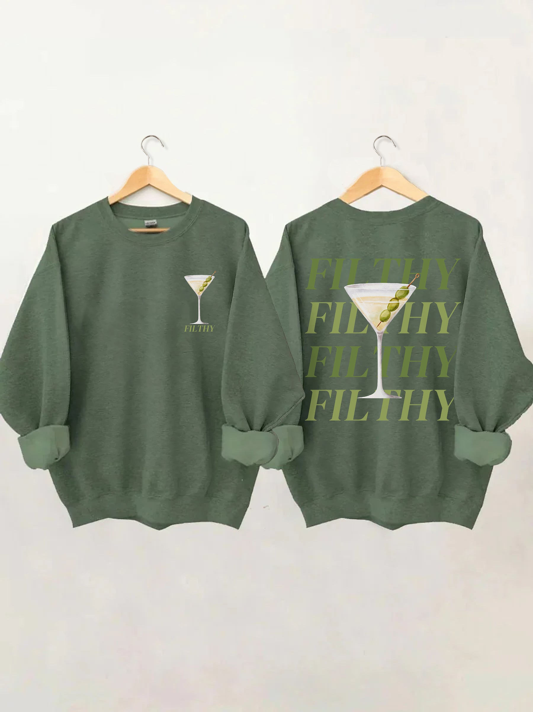 Filthy Martini Aesthetic Sweatshirt