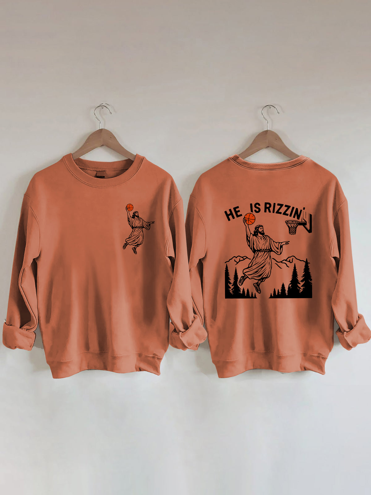 He Is Rizzin' Jesus Sweatshirt