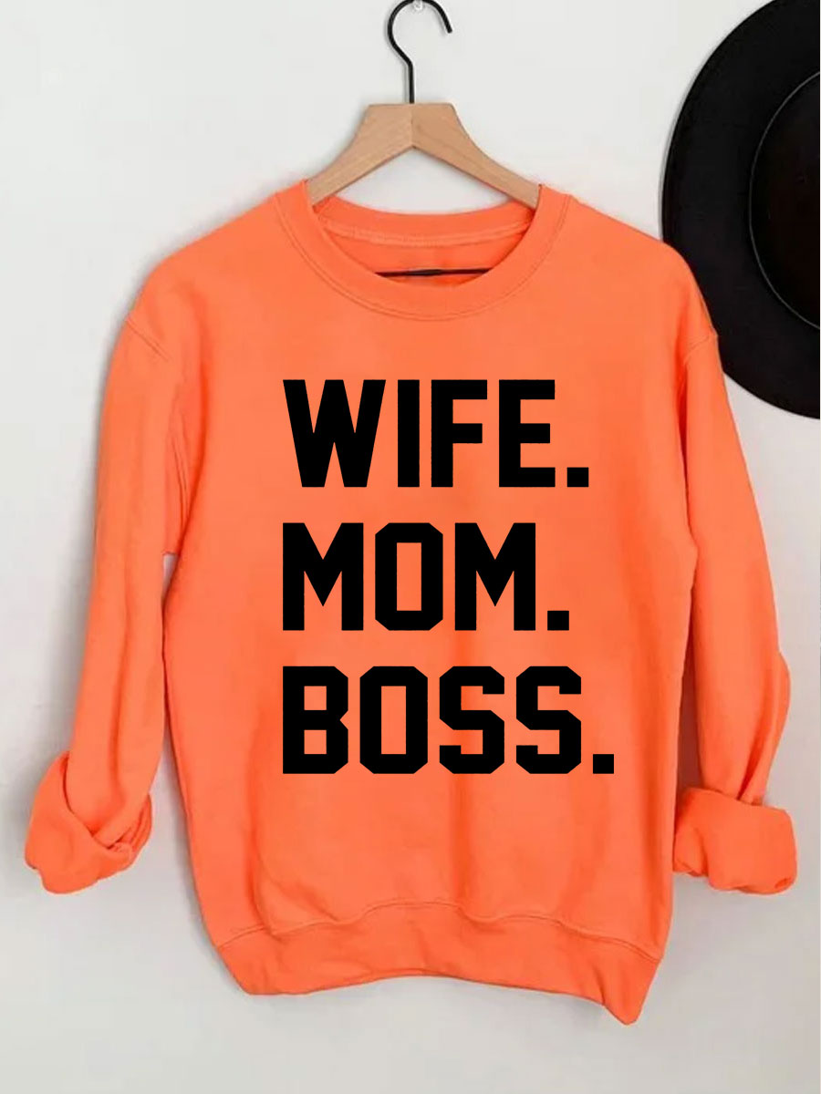 Wife Mom Boss Sweatshirt