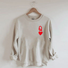 Queen Of Hearts Sweatshirt