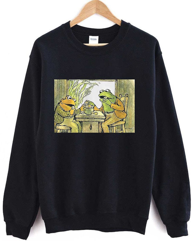 Frog Agus Toad An bhfuil Cara Sweatshirt Ócáideach