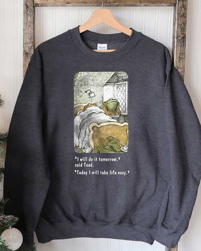 Frog And Toad Print Sudadera