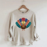 Thanksgiving Turkey Vintage Fall Sweatshirt