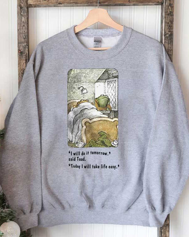 Frog And Toad Print Sweatshirt