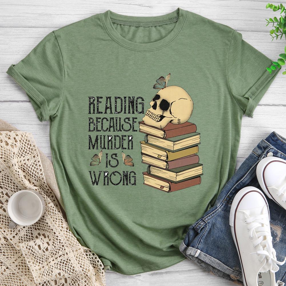 Book Lover Round Neck T-shirt