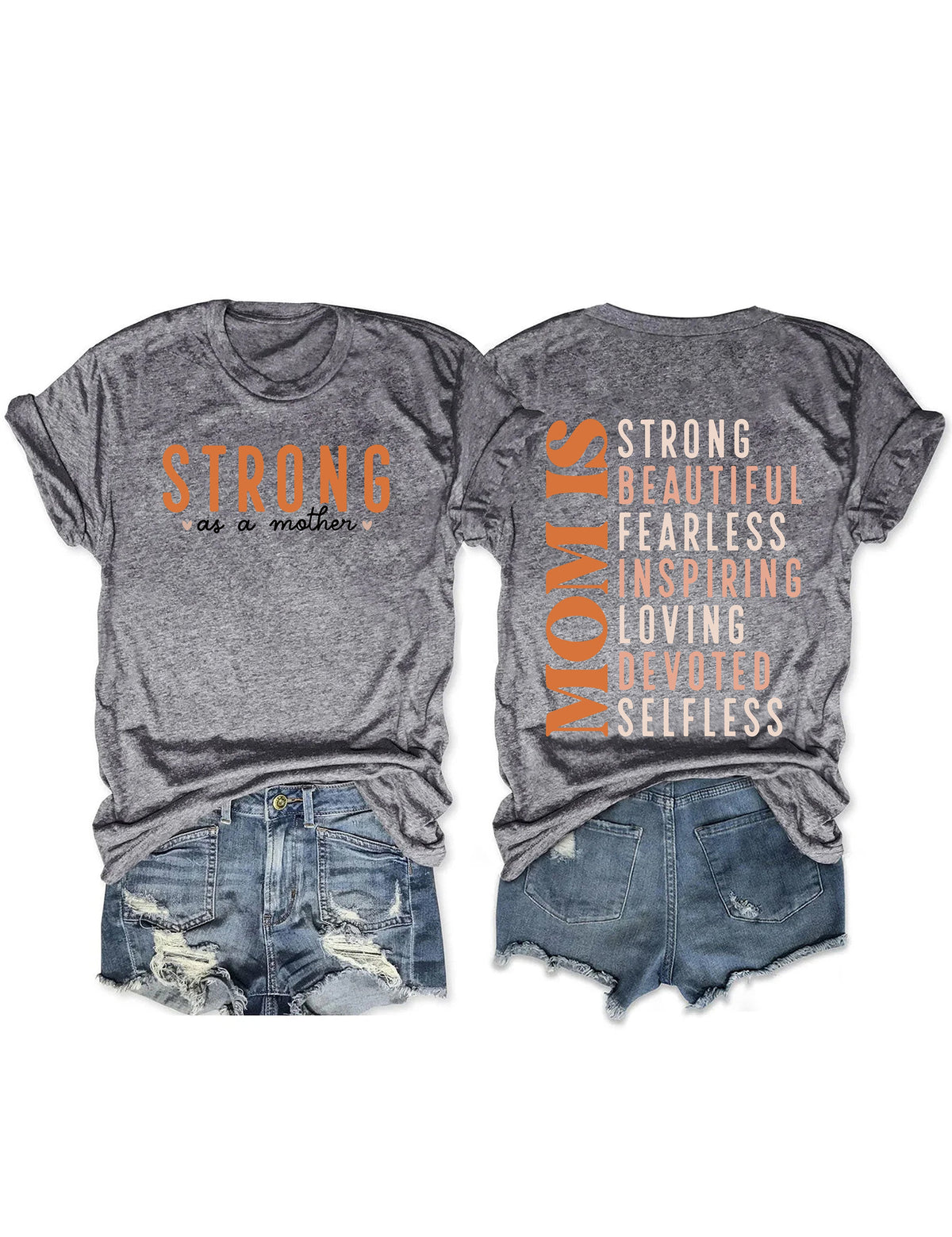 Mom Is Strong Beautiful Fearless T-shirt