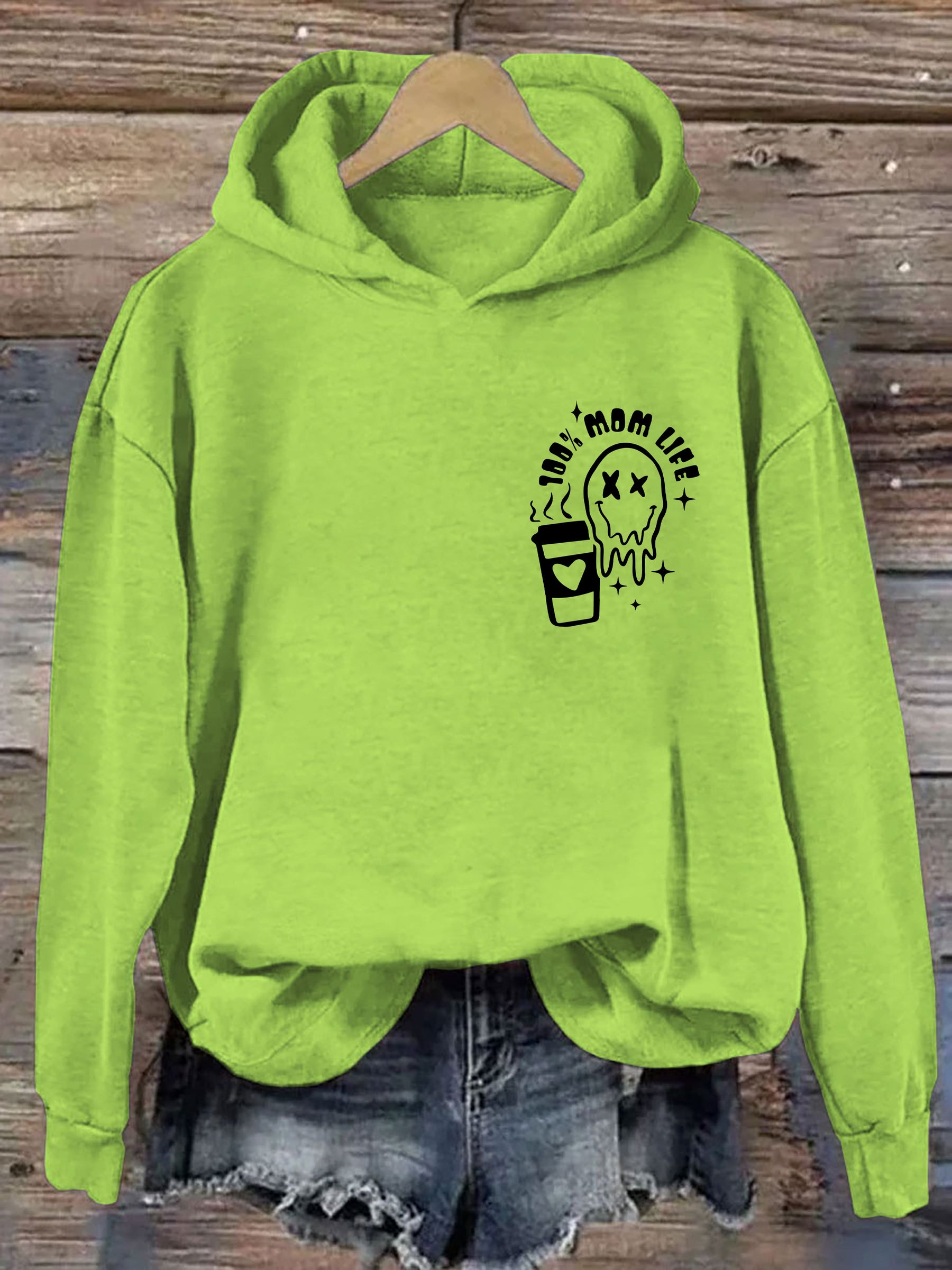 Caffeine And Chaos Mom Life Hoodie