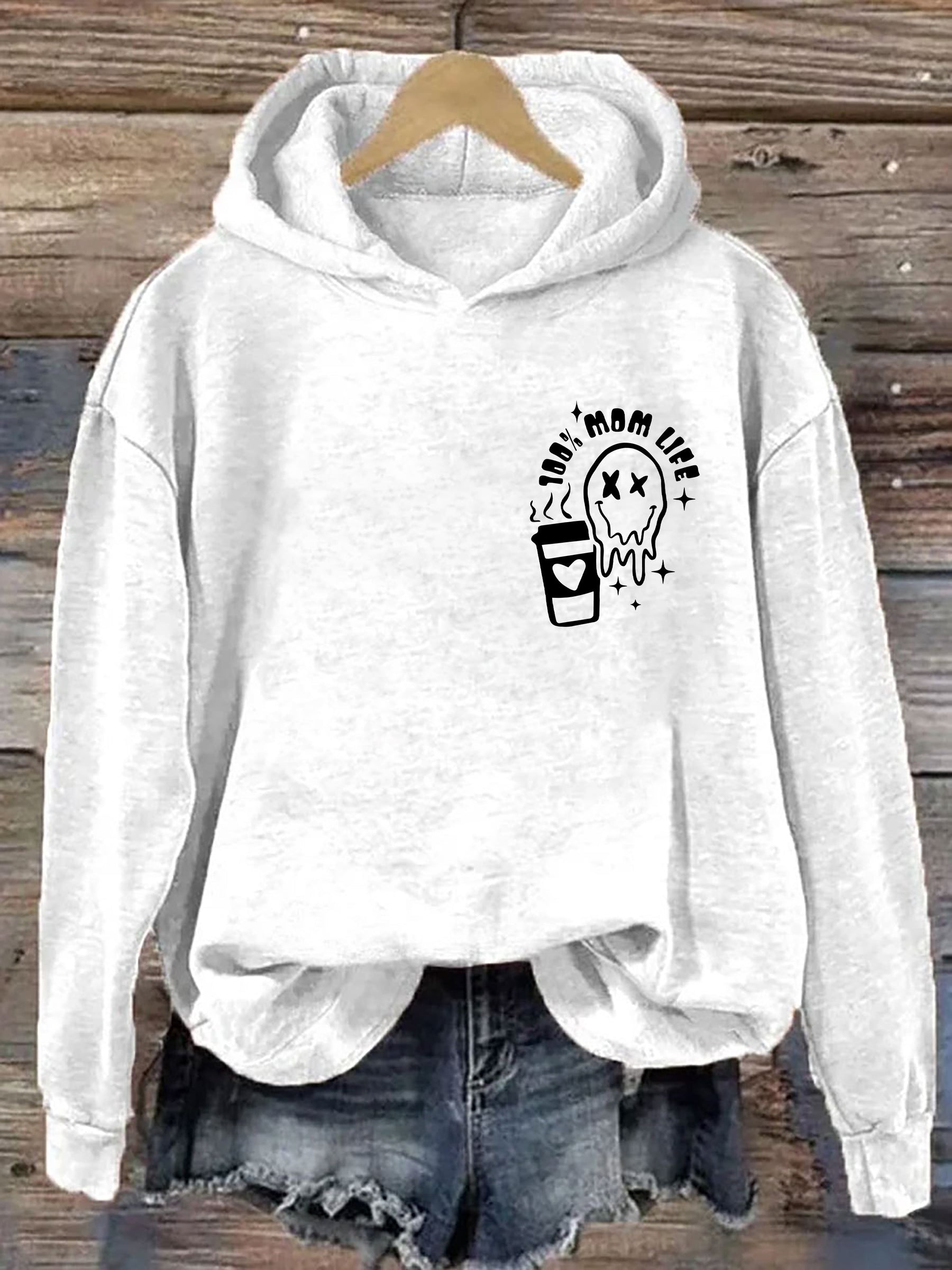 Caffeine And Chaos Mom Life Hoodie