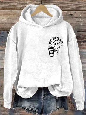 Caffeine And Chaos Mom Life Hoodie