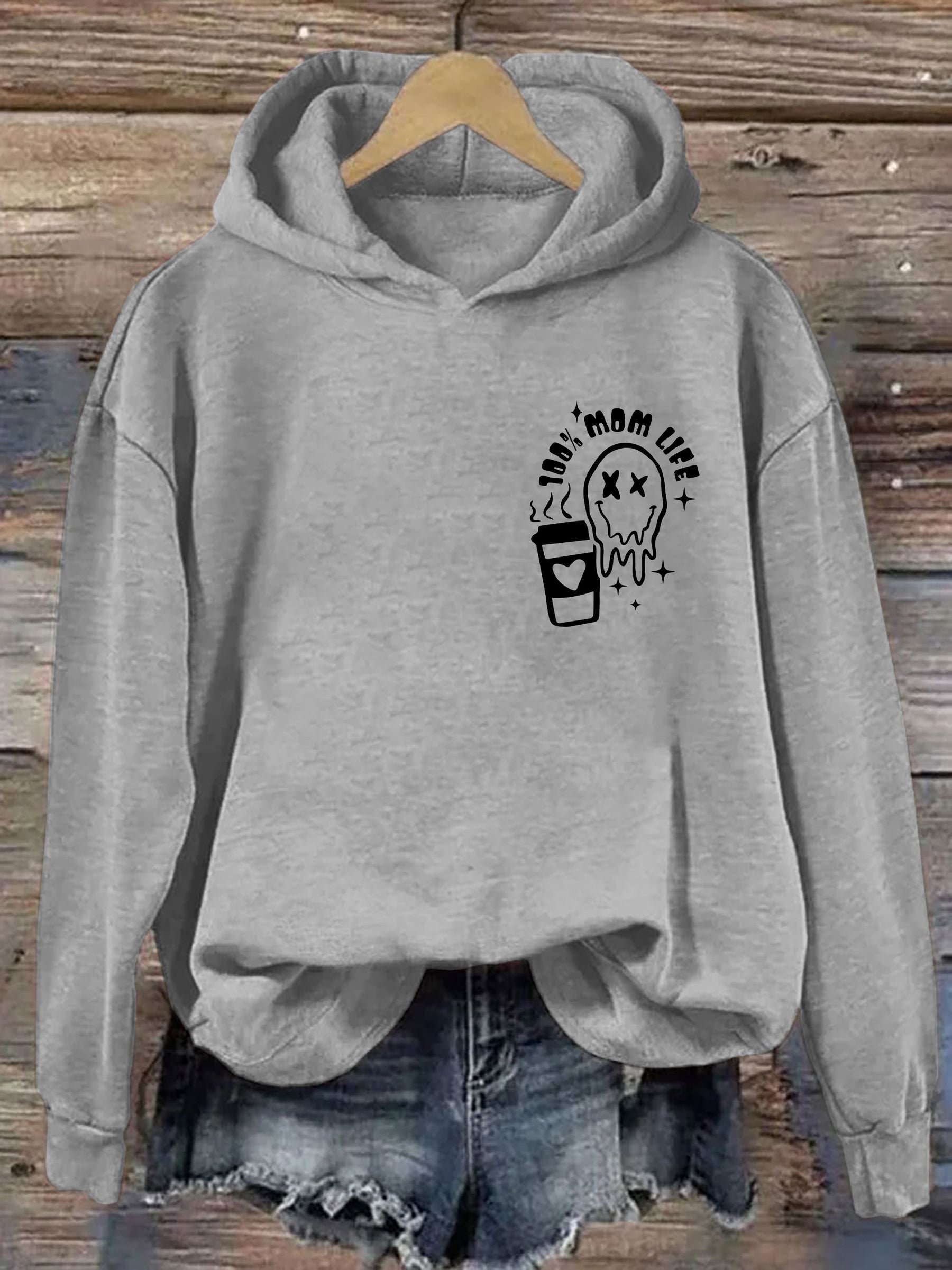 Caffeine And Chaos Mom Life Hoodie