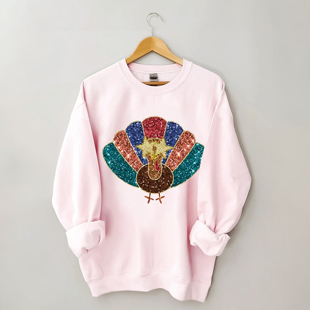 Thanksgiving Turkey Vintage Fall Sweatshirt