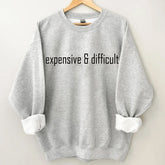 Teures und schwieriges Sweatshirt