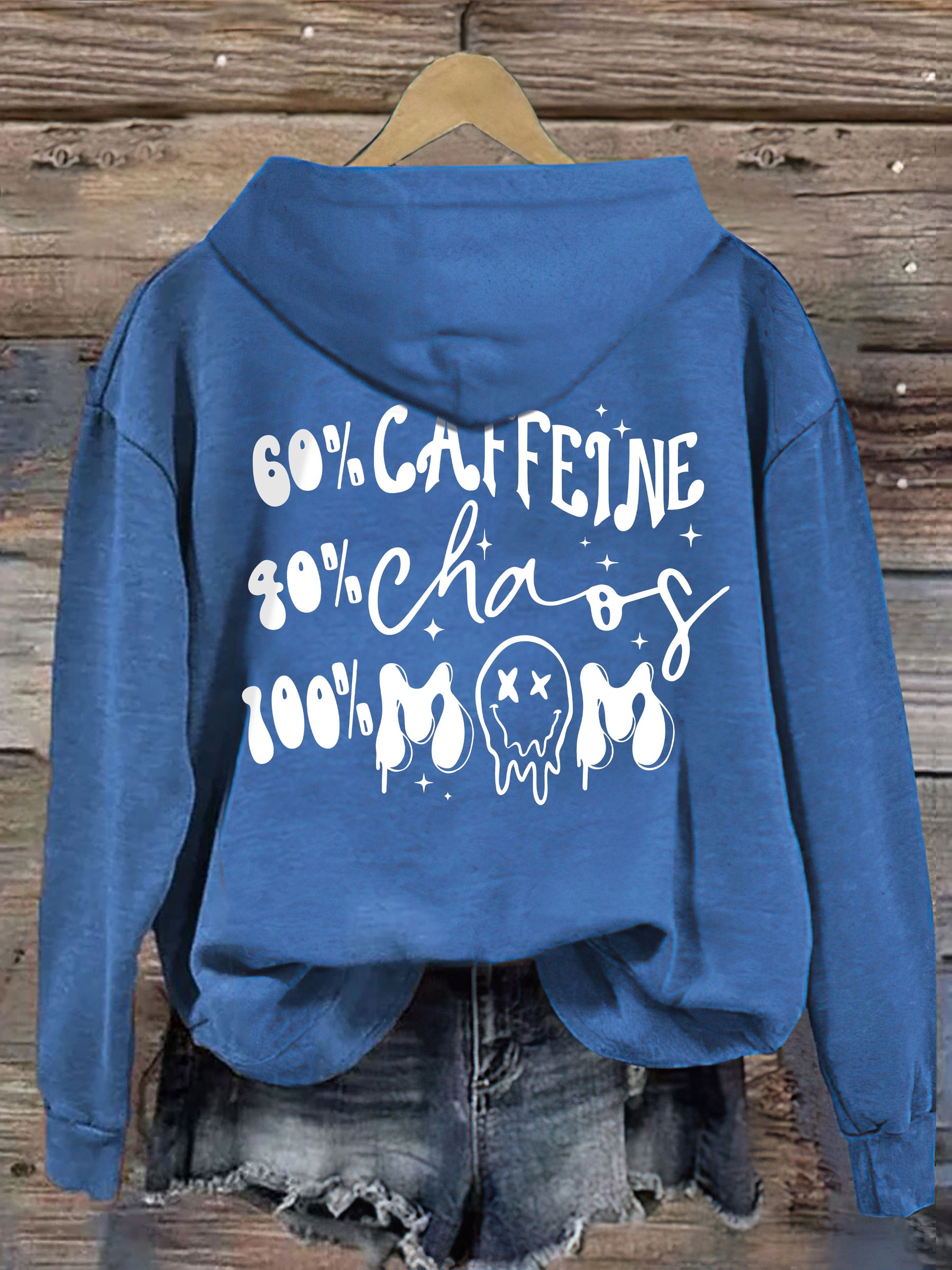 Caffeine And Chaos Mom Life Hoodie