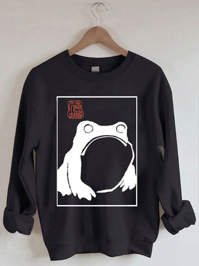 Unimpressed Frog Sweatshirt