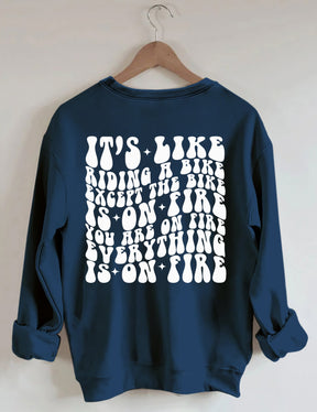 Sarcastic Mom Life Sweatshirt