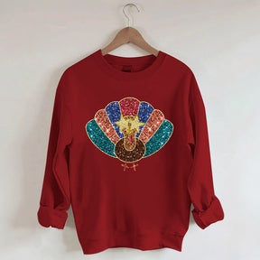 Thanksgiving Turkey Vintage Fall Sweatshirt