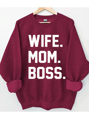 Wife Mom Boss Sweatshirt