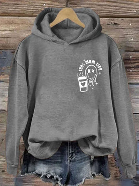 Caffeine And Chaos Mom Life Hoodie