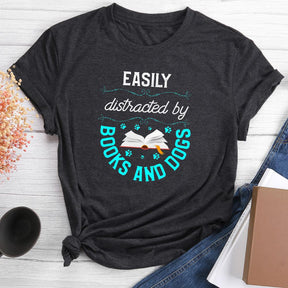 Book Lover Round Neck T-shirt