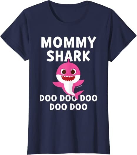 Womens Pinkfong Mommy Shark Official T-shirt