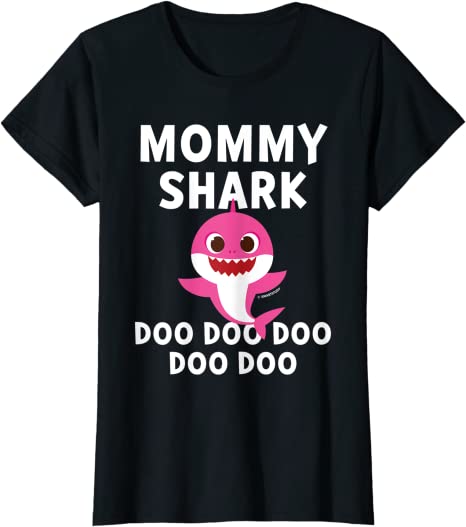 Womens Pinkfong Mommy Shark Official T-shirt